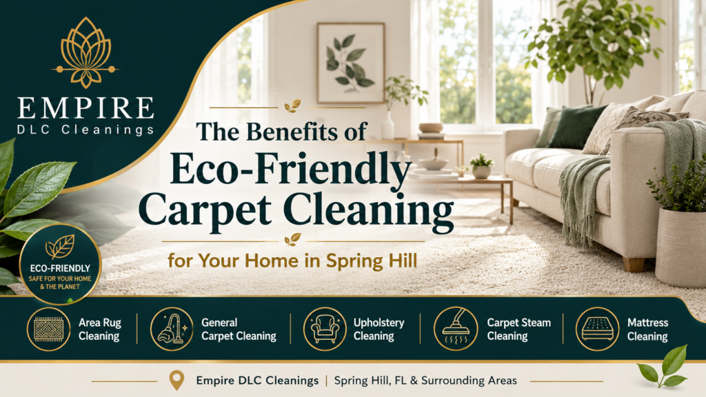 The Benefits of Eco-Friendly Carpet Cleaning for Your Home in Spring Hill