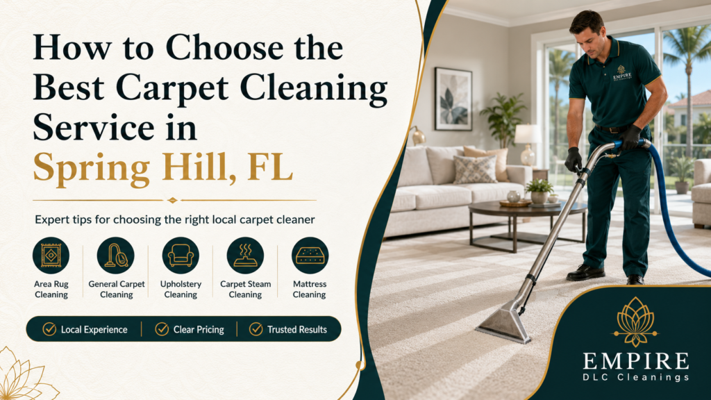 How to Choose the Best Carpet Cleaning Service in Spring Hill, FL