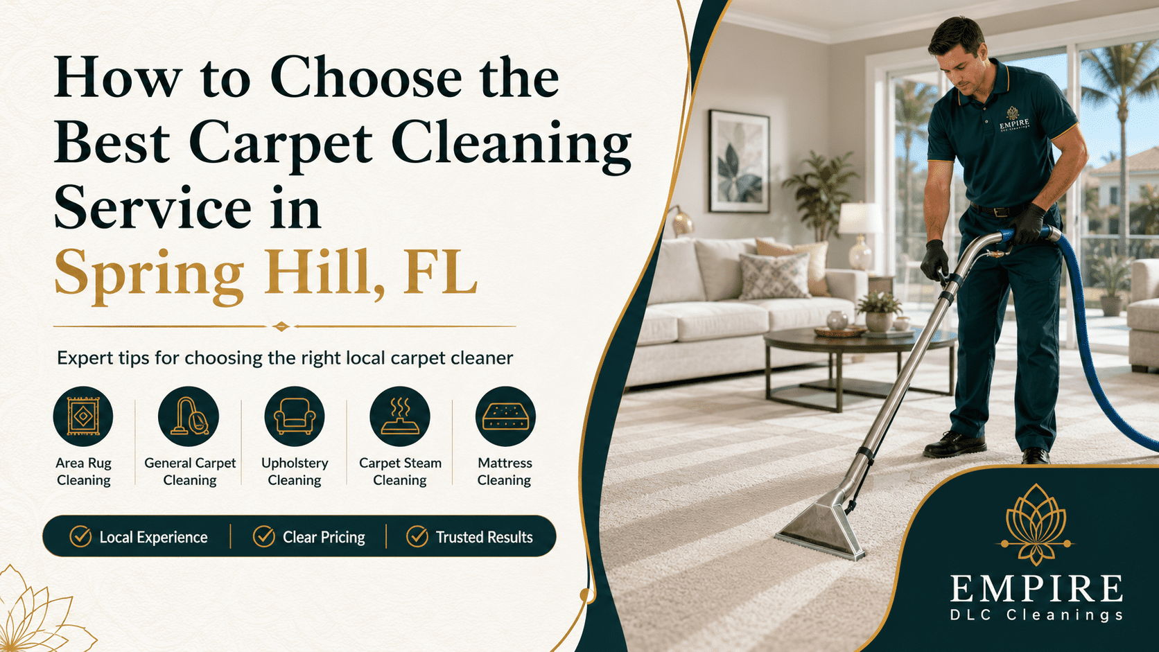 How to Choose the Best Carpet Cleaning Service in Spring Hill, FL
