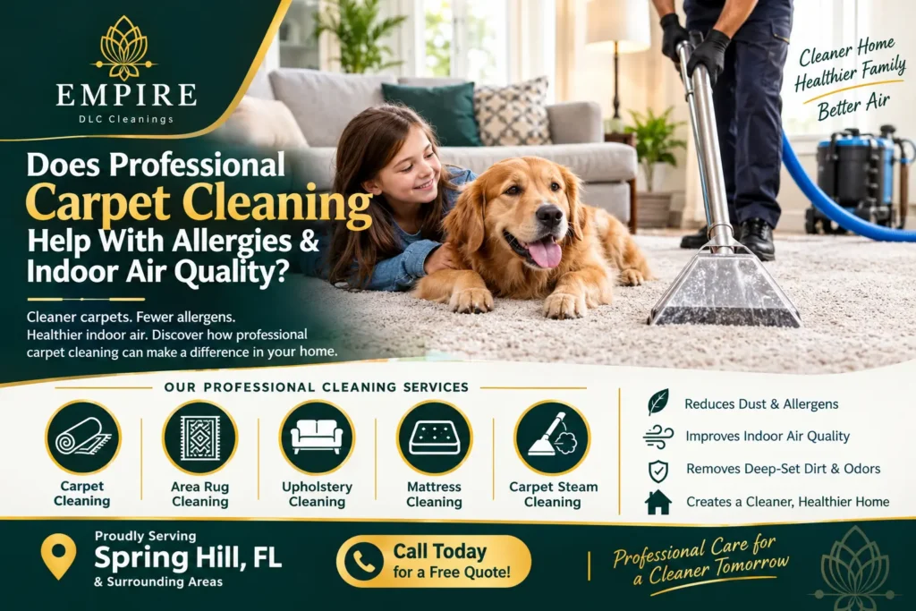Does Professional Carpet Cleaning Help With Allergies and Indoor Air Quality