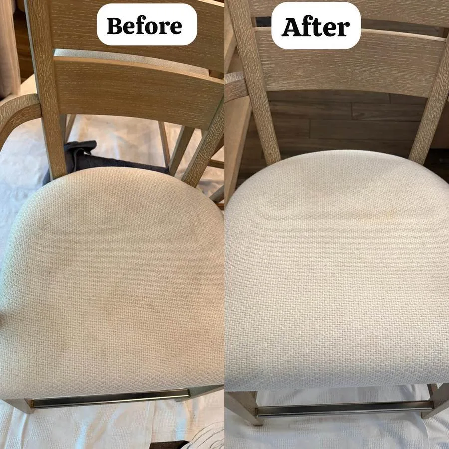 Chairs cleaning before and after in Spring Hill