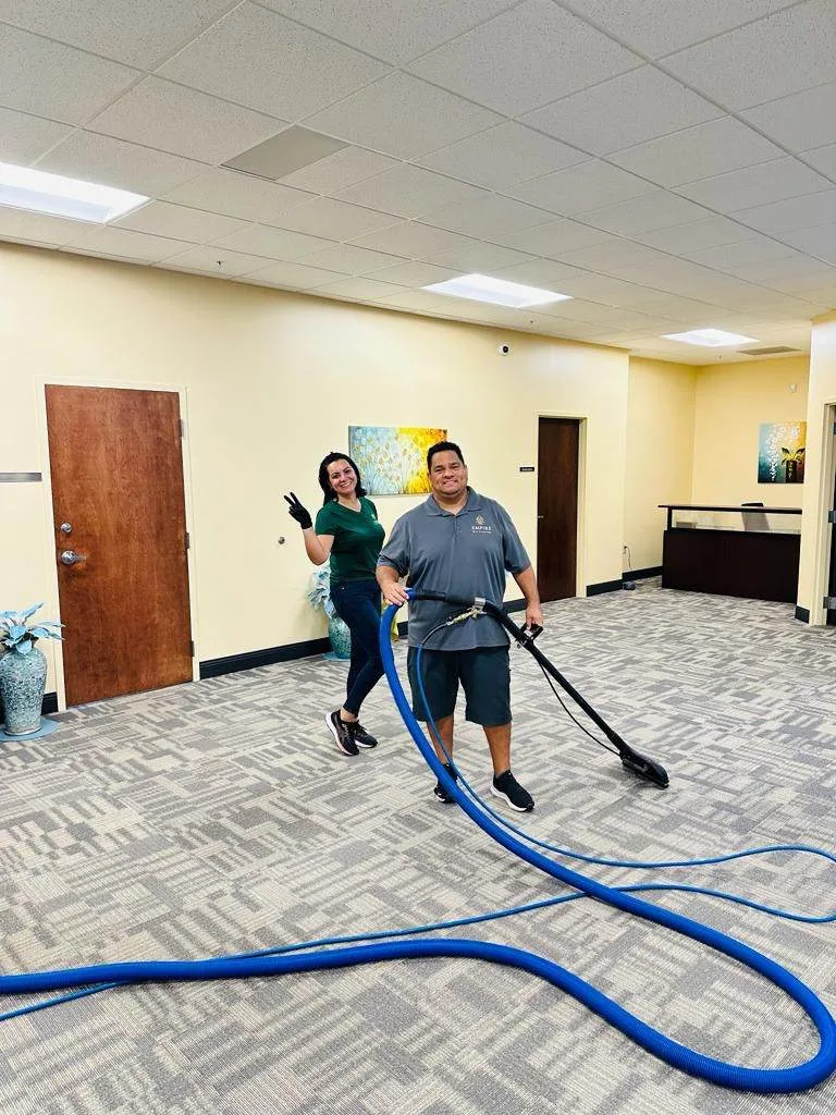 Empire DLC Cleanings team on a job in Spring Hill