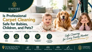 Is Professional Carpet Cleaning Safe for Babies, Children, and Pets?